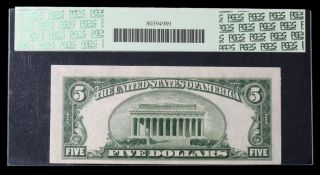 1934 - C WIDE CHOICE 63 PPQ $5 Silver Certificate,  Great Eye Appeal 2