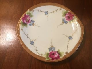 Vintage Nippon Hand Painted Nut/candy/trinket Dish