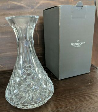 Nwob Waterford Lismore Carafe Decanter Crystal Etched Wine Glass Brandy Clear