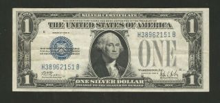 Fr.  1602 One Dollar ($1) Series Of 1928b Silver Certificate Funny Back