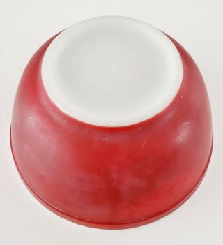VINTAGE PYREX RED PRIMARY COLOR MIXING BOWL 402 2