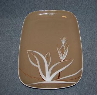 Winfield Desert Dawn Mid Century Hand Crafted True Porcelain Medium Platter.