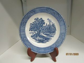 Vintage Currier And Ives By Royal Salad Plate