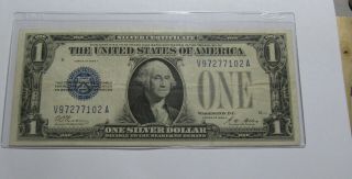 1928 A United States One Dollar Silver Certificate - - 166su