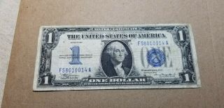 $1 1934 Funny Back Silver Certificate