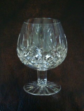 Waterford Crystal Lismore Pattern Brandy Glass,  5 1/4 " Tall,  2 1/2 " Dia