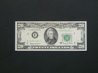 1963 - A Series Star Note $20 Twenty Dollar Federal Reserve Note