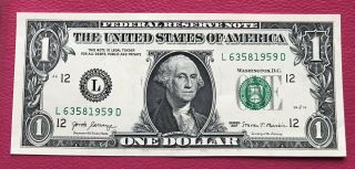 2017 (3) $1 DOLLAR BILL BIRTHDAY YEAR CONSECUTIVE Years 1959,  1960,  1961 UNC 3