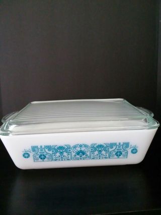 Pyrex Vintage 503 Blue Horizon,  1.  5 Qt,  Refrig Dish,  Collectable,  Usa