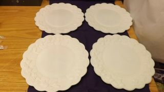 Vintage Westmoreland Dinner Plates In Grape Pattern Set Of 4