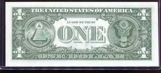2013 $1 Federal Reserve Note San Francisco FANCY 6 0 ' s L00010030U Unc 2