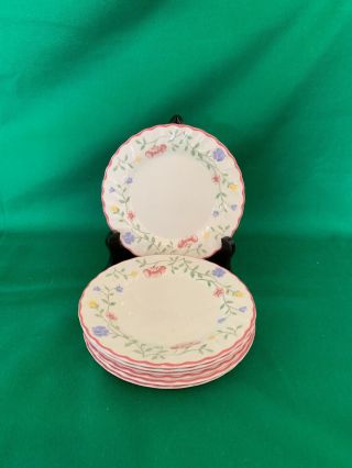 Set Of 7 Johnson Brothers China Summer Chintz Bread & Butter Plates 6 " England I