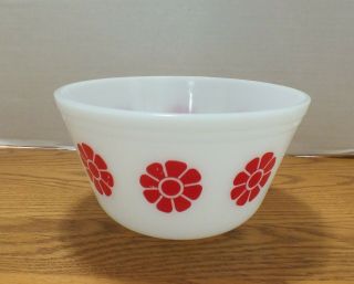 FEDERAL RED DAISY NESTING BOWL 2