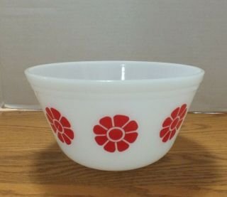 FEDERAL RED DAISY NESTING BOWL 3