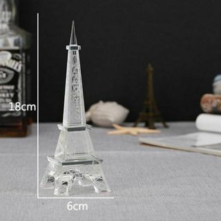 Crystal Eiffel Tower Paperweight White Birthday Wedding Figurine Crafts Gifts