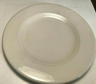 Vintage Homer Laughlin White Bread Plate Dish 6.  25” Restaurant Ware