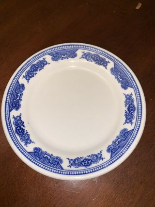 Cobalt Blue Homer Laughlin Plate Restaurant Ware? Art Deco Era? Bread Plate