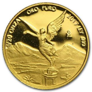 7 Count - 2017 - Mexico Gold Libertad Proof - 1/20 Oz