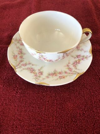 Vintage Theodore Haviland York Porcelain Tea Cup Varenne Multi Floral