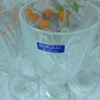 2 Vintage Waterford Marquis Set of 4 Iced Beverage Glasses (NIB) 2