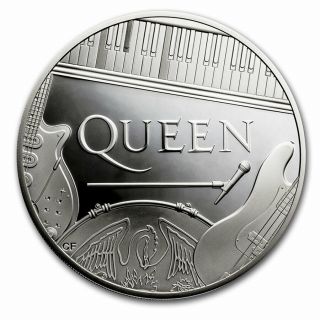 2020 Great Britain 5 Oz Proof Silver Music Legends: Queen - Sku 217042