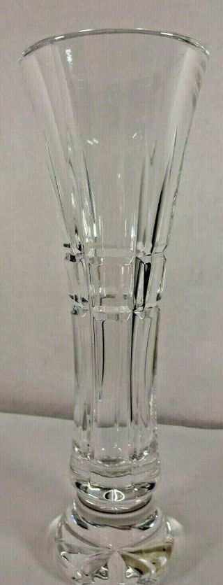 Waterford Lead Crystal Glenmore Bud Vase Signed Discontinued Euc Ireland