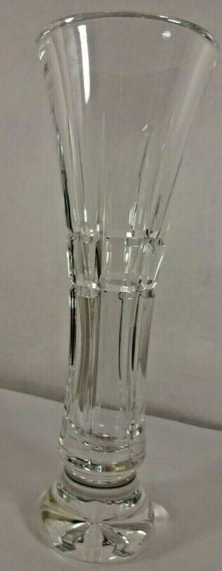 Waterford Lead Crystal Glenmore Bud Vase Signed Discontinued EUC Ireland 2