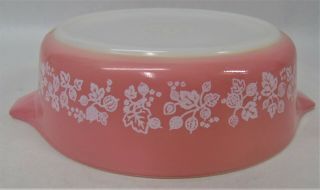 Vintage Pyrex Pink Gooseberry Lidded Casserole Bowl 1 Pint u745 3