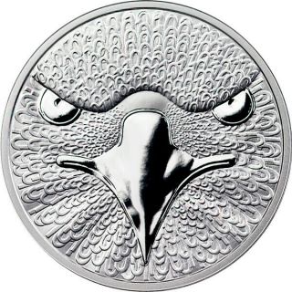 Sol Noctis 2014 0,  01 Btc 1 Oz Binary Eagle Proof Silver Coin