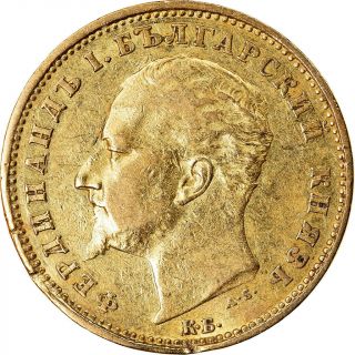 [ 873826] Coin,  Bulgaria,  Ferdinand I,  20 Leva,  1894,  Kormoczbanya,  Hungary,  Ef