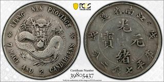 1898 China Kiangnan $1 Lm - 217 Pcgs Xf