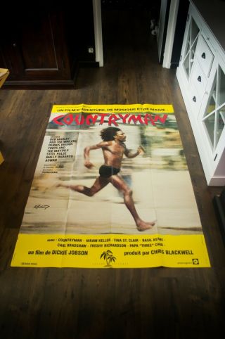 Countryman Bob Marley 4x6 Ft French Grande Movie Poster 1982