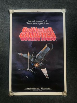 1978 Battlestar Galactica Teaser Poster Rolled