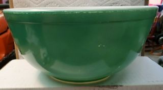 Vintage Green Pyrex Nesting Mixing Bowl 403 Primary Color 2 - 1/2 Qt