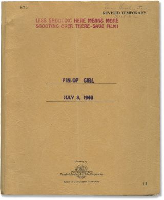 Betty Grable Pin - Up Girl Screenplay Archive For The 1944 Film 149202