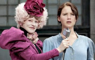 Elizabeth Banks Hunger Games Screen Worn Alternate Reaping Scene Shoes