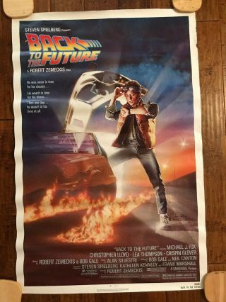 Back To The Future - 1985 Rolled 1sheet Movie Poster - Michael J Fox