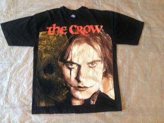 Vintage 1994  The Crow City Of Angels Real Love Is Forever Movie Promo T - Shirt