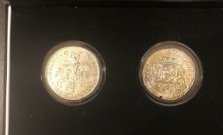 Sunken Treasure Silver Ducaton Two Coin Set 1733 & 1734 East India Vliegenthart 3