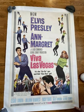 Elvis Presley Viva Las Vegas Movie Poster