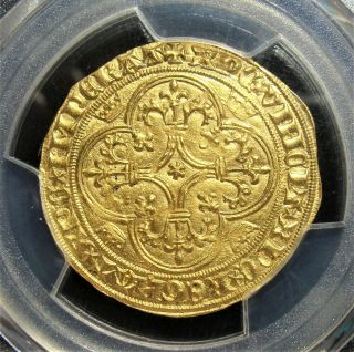 France: ND (1380 - 1422) Gold Ecu d ' Or Fr - 291 PCGS MS - 62. 2