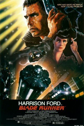 Blade Runner (1982) Movie Poster - Rolled - John Alvin Artwork