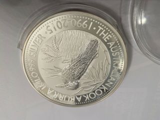 1 Kg Kilo 32.  15 Oz Silver 2015 Australian Kookaburra 30 Dollars