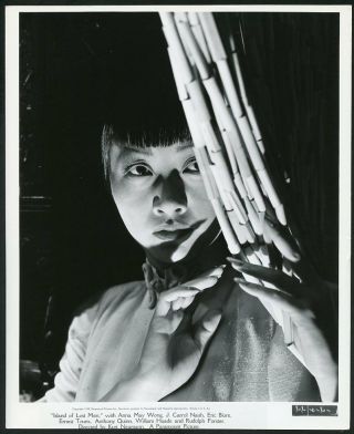Anna May Wong In Stylish Shadowy Portrait 1939 Photo Island Of Lost Men