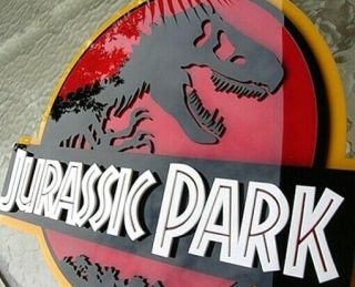 Custom Order 3d Art Sign Kids Name Dinosaur Jurassic Park Tyrannosaurus Rex