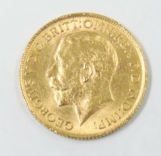 1913 Great Britain King George V London Full Sovereign Gold Coin