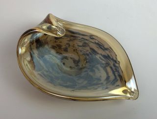 Mid Century Modern Freeform Murano Art Glass Bowl