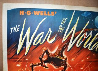 War of the Worlds 1953 Movie Poster 1/2 Sheet,  Half Sheet 2