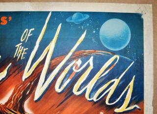 War of the Worlds 1953 Movie Poster 1/2 Sheet,  Half Sheet 3