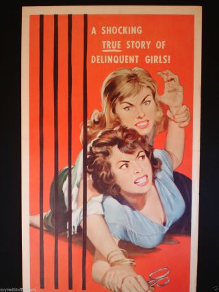 Reform School Girl 1957 Yvette Vickers and Edward Byrnes Signed Movie Poster 2